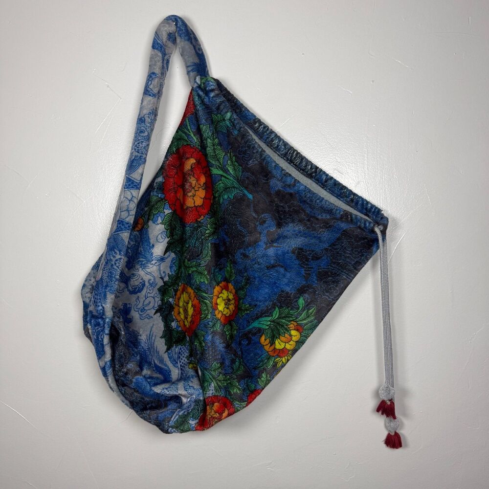 Johnny Was Blanket Bag Only (No Blanket) Blue Floral